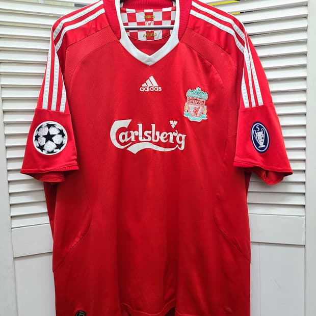 리버풀 08-10 제라드 아디다스 챔스 유니폼
