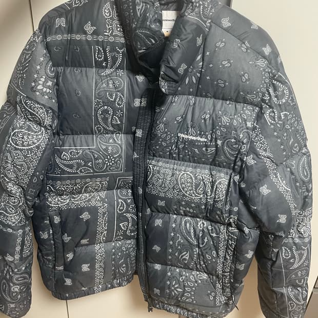 디스이스네버댓 페이즐리 패딩 M