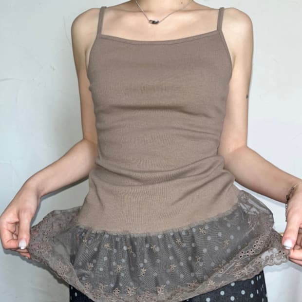 김아홉 레이어드 나시