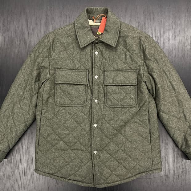 로로피아나 오버셔츠 패딩자켓 s(100-105)(새상품)