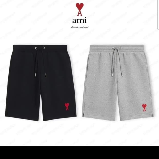 * 큐알 인증* 아미 하트로고 반바지
