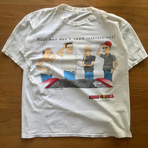 90s king of the hill 킹오브더힐 티셔츠 xl