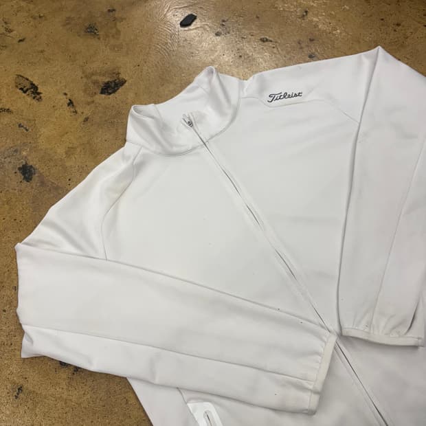 [정품/L] 타이틀리스트 화이트 골프 집업자켓 b10