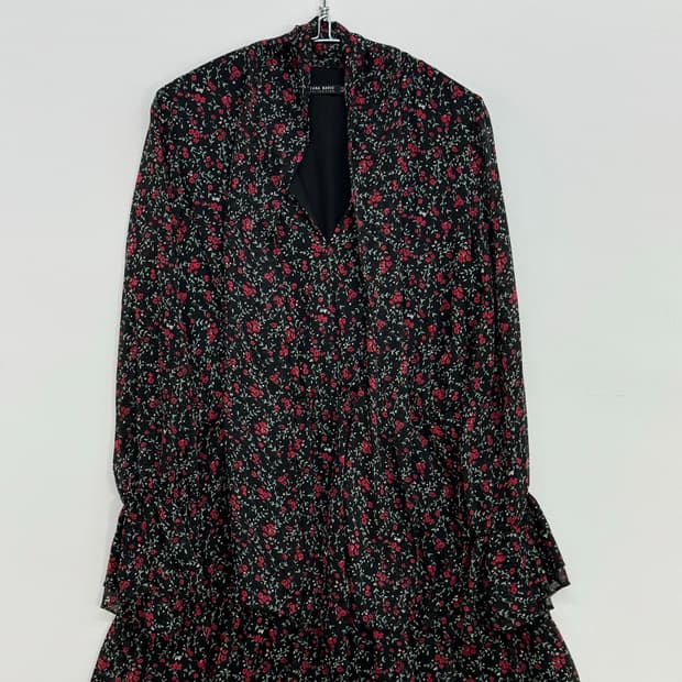 ZARA 꽃무늬 패턴 쉬폰 원피스