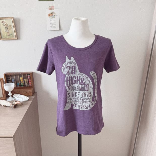 고양이 반팔티셔츠