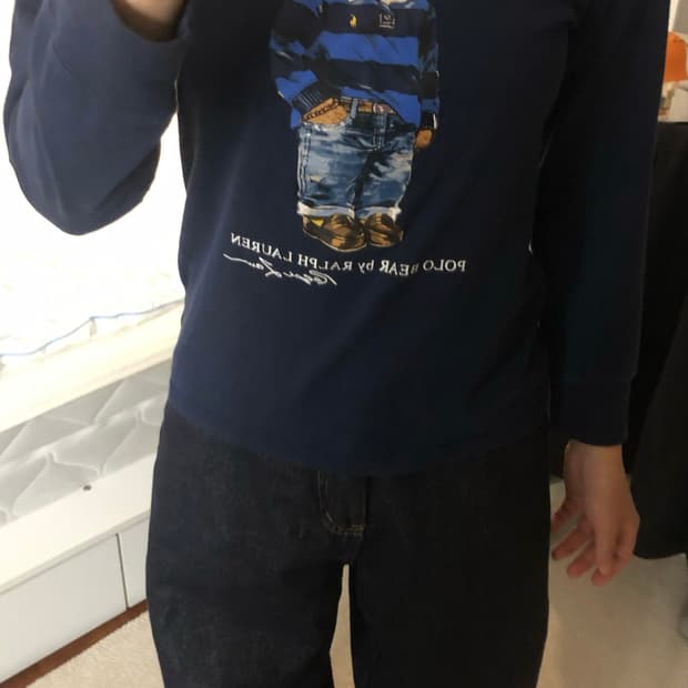 폴로 랄프로렌 폴로 베어 긴팔티 네이비