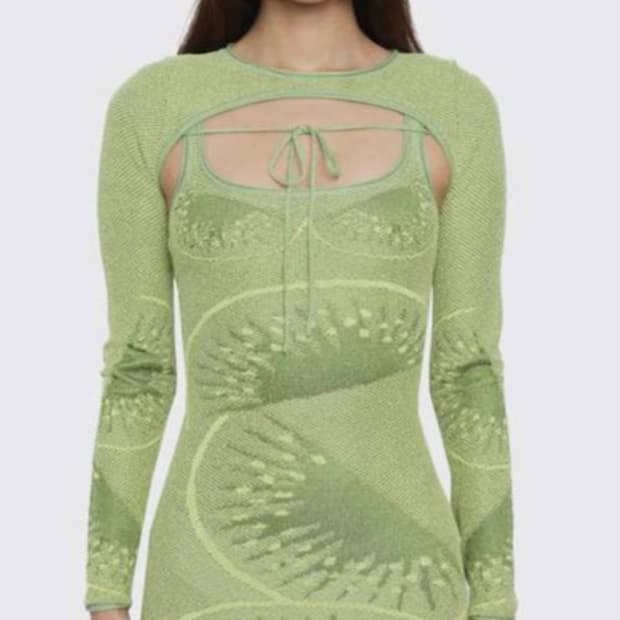 하우스오브써니 house of sunny 키위 슬리브 (볼레로)