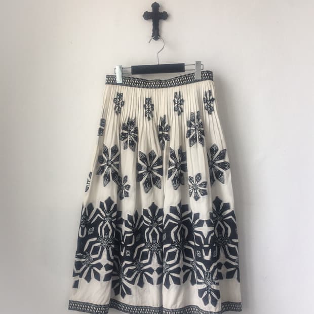 Hiroko koshno snow pattern long skirt