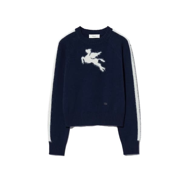 Pegasus Knit Pullover Navy