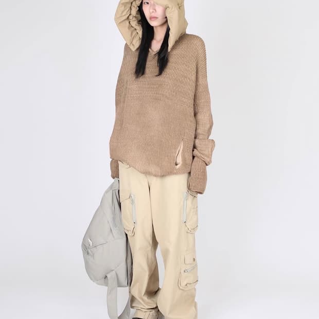 Hyein seo hooded knit 혜인서 후드 니트 3사이즈