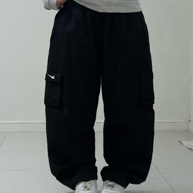 나이키 블랙 카고팬츠