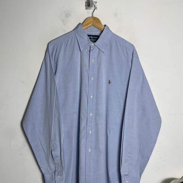 폴로 랄프로렌 옥스포드 하늘색 셔츠