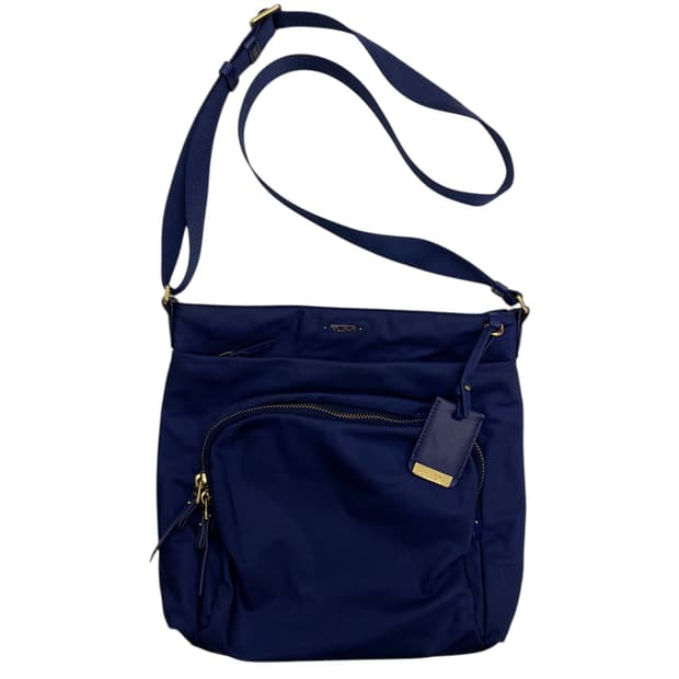 투미 네이비 메신져백