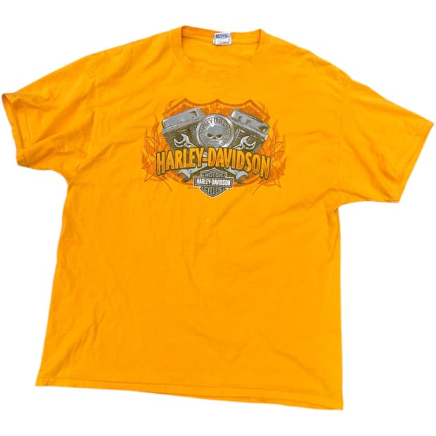 Harley Davidson 할리데이비슨 괌 빈티지 티셔츠