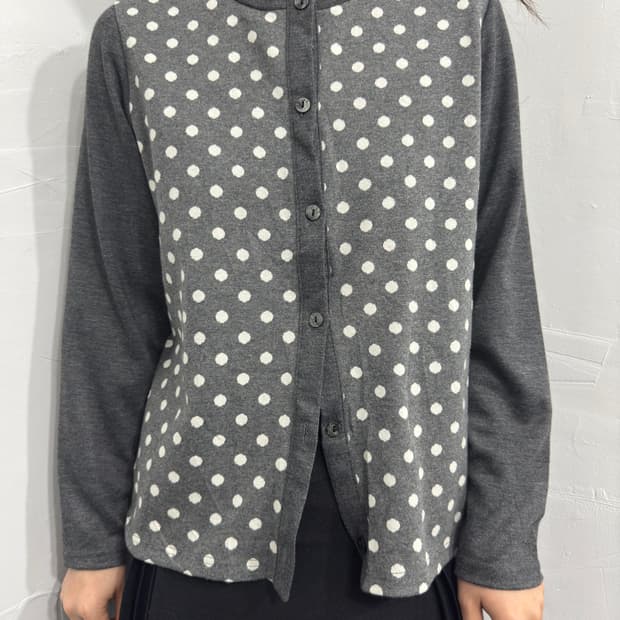 dot cardigan