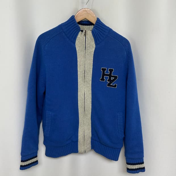   헤지스 남자 도톰한 니트집업 기모 95  EIW