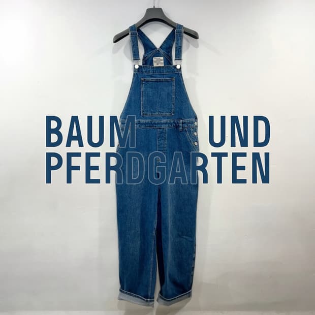 BAUM UND PFERDGARTEN 바움 운드 페르드가르텐 데님 오버롤