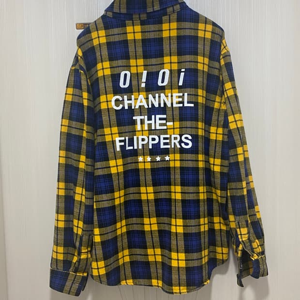 오아이오아이(oioi) 옐로우 체크 남방 