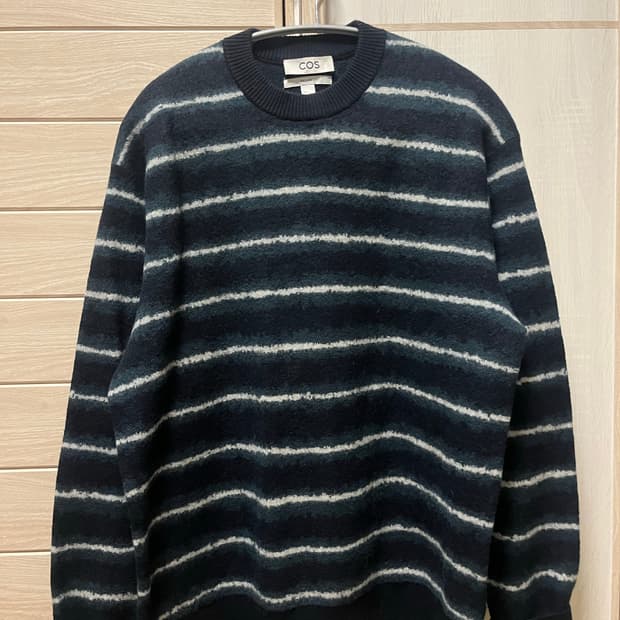 [s] 코스 cos 울 스트라이프 니트