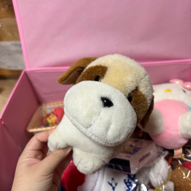 고전 빈티지 강아지 인형