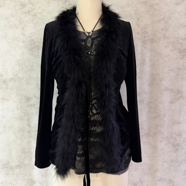 Vkei mood fur cardigan
