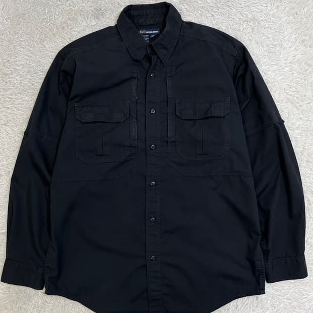 511택티컬 블랙 셔츠/#3324