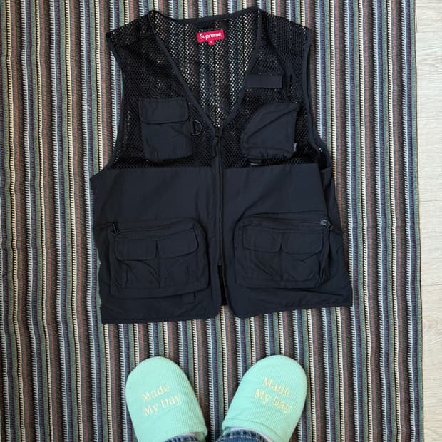 슈프림 메쉬 카고 베스트