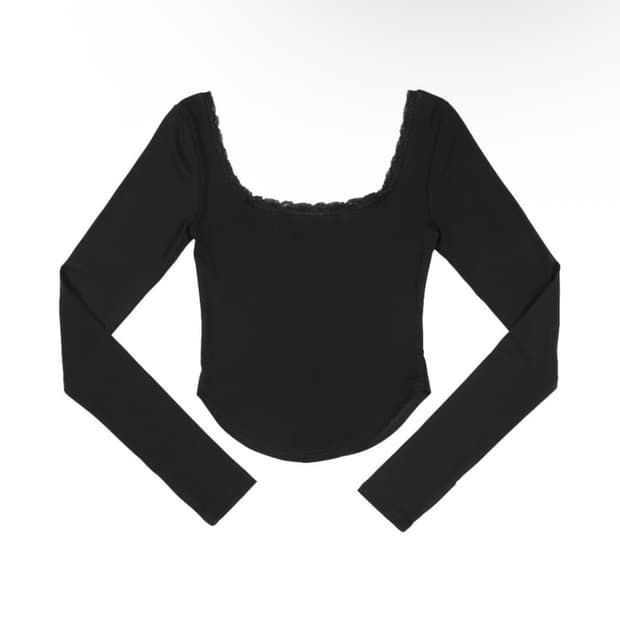 플리즈노팔로우 미미탑 블랙