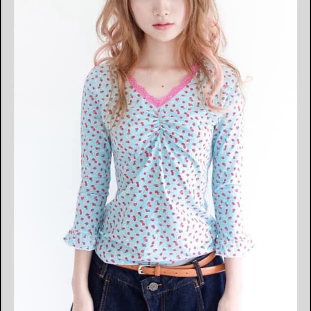 샵페어리 스트로베리 레이스탑 민트