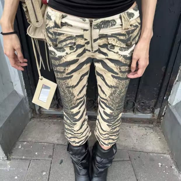 Andivogels  지브라 로우웨스트팬츠 (베이비메탈클럽 갸루걸추천)