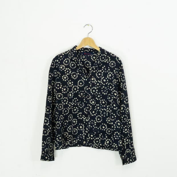 45rpm silk wool blended china blouse