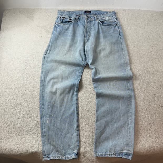 32 폴로랄프로렌 신형 스트레이트 핏 데님 팬츠