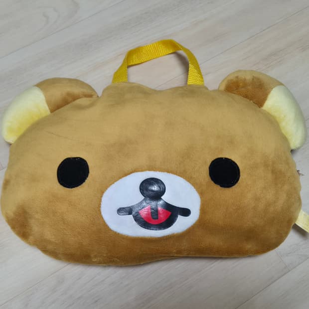 빈티지 고전 san-x 산엑스 리락쿠마 미스터 도넛 콜라보 담요