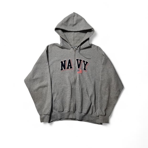 챔피온 네이비 미해군 후드집업 L 105
