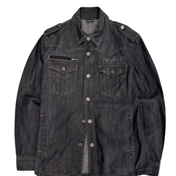 푸부 데님자켓 다크그레이 (L)