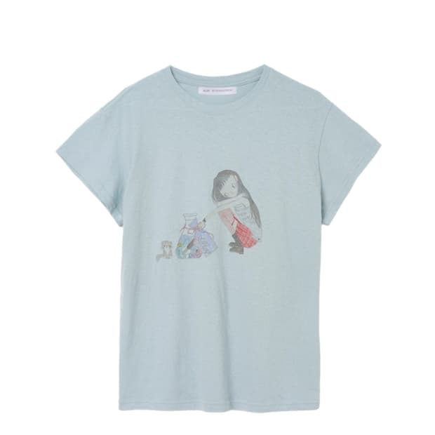 ROCKSTAR GIRL T-SHIRT (BLUE)