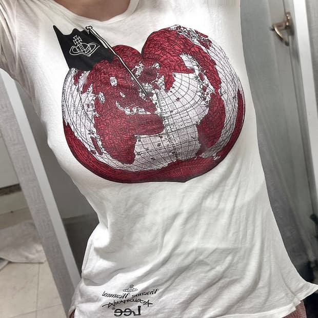 hysterical glamour & LEE 지구본 티