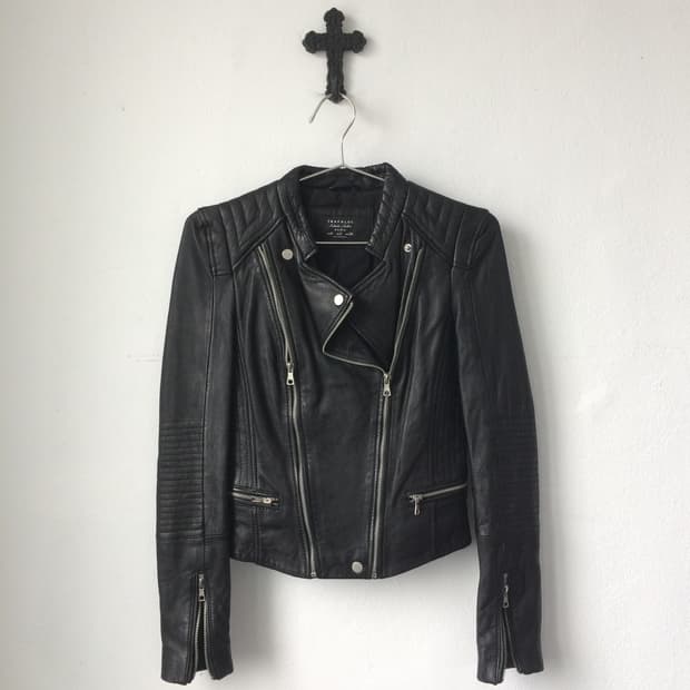 Rider leather jacket