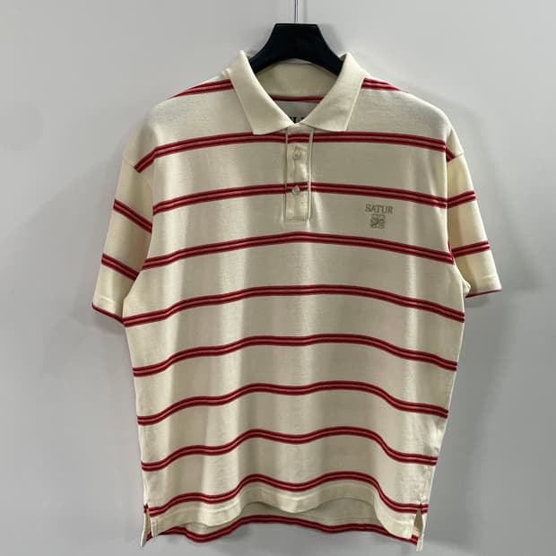 25ss 세터 스트라이프 pk 반팔 카라티 (on.897)