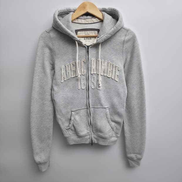[S] 아베크롬비 그레이 후드집업