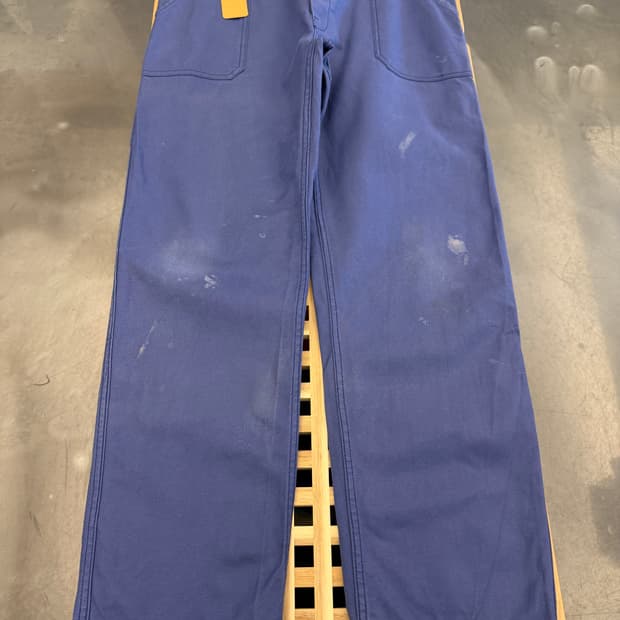 WASHED VINTAGE NAVY FRENCH WORK 프렌치워크팬츠