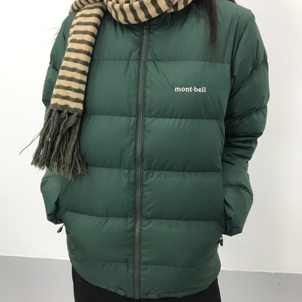  몽벨 그린 경량패딩