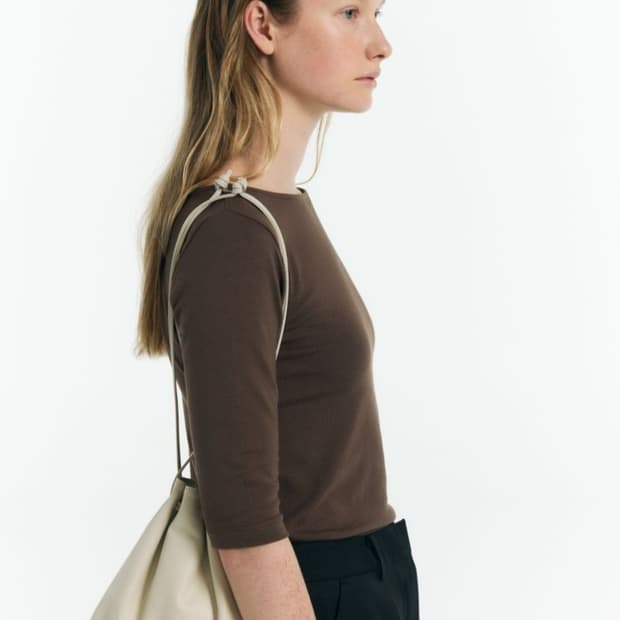 Douce Pouch Bag in Cream