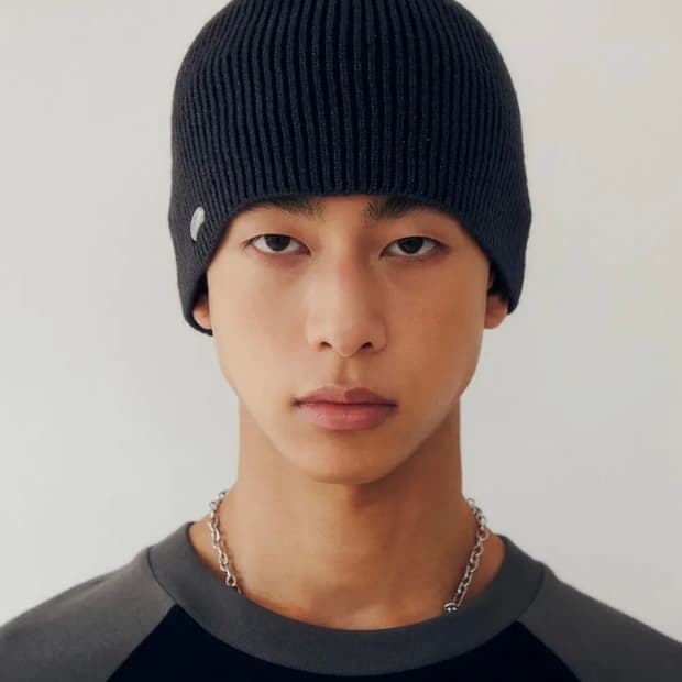 비전스트릿웨어 비니 - 차콜