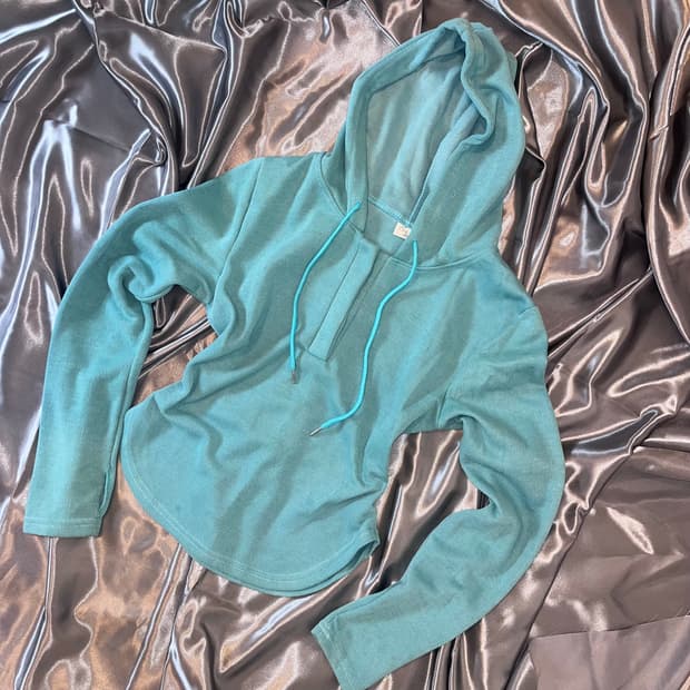 Vintage mint hoodie 빈티지 민트 후드티셔츠 후드집업