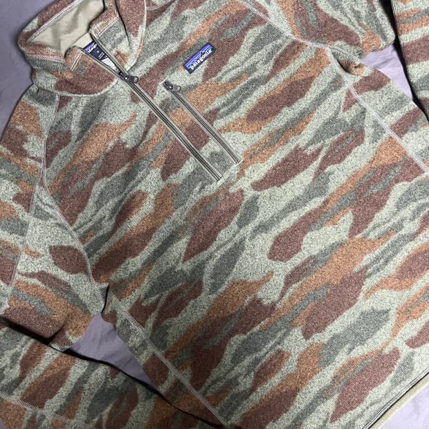 파타고니아 배러스웨터 쿼터 집업 신칠라