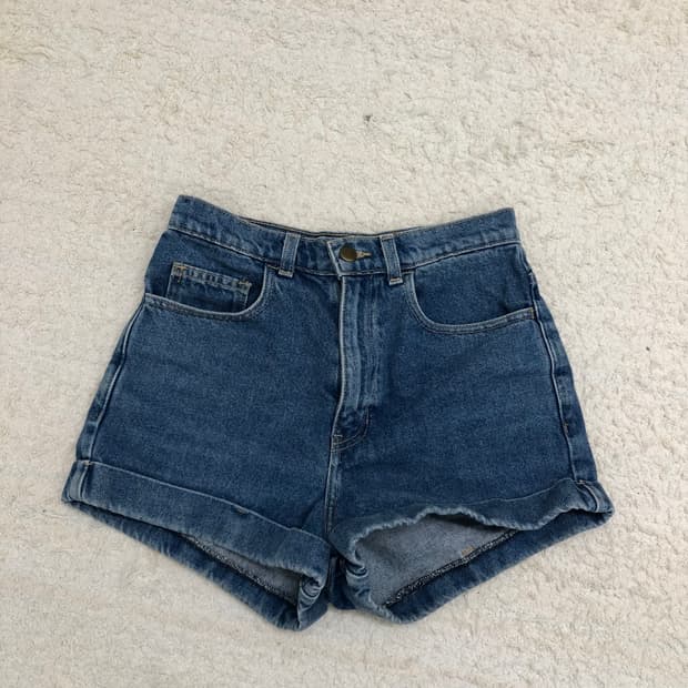 아메리칸어페럴 숏팬츠 진청