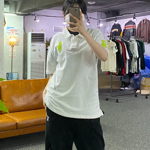 폴로 랄프로렌 라임 빅포니 반팔 티셔츠 B5071