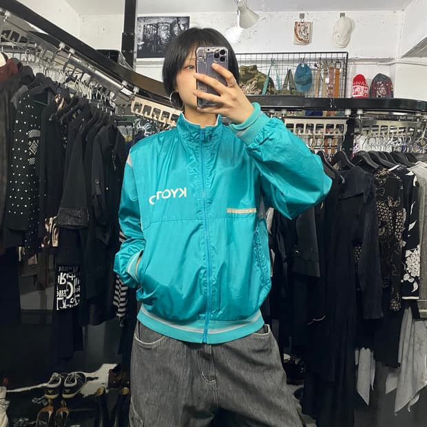 Mizuno 교토 배색디테일 바람막이