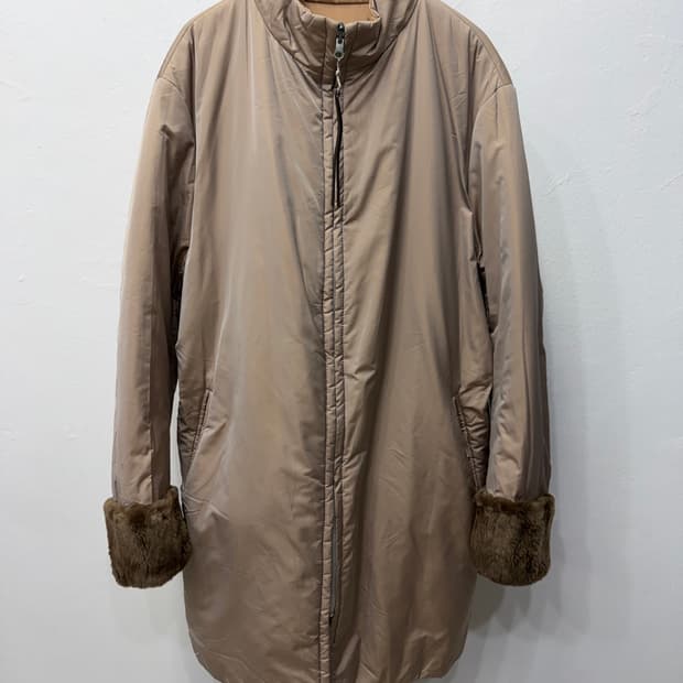 정품) 지안프랑코 페레 여성 리버시블 양면 패딩 42